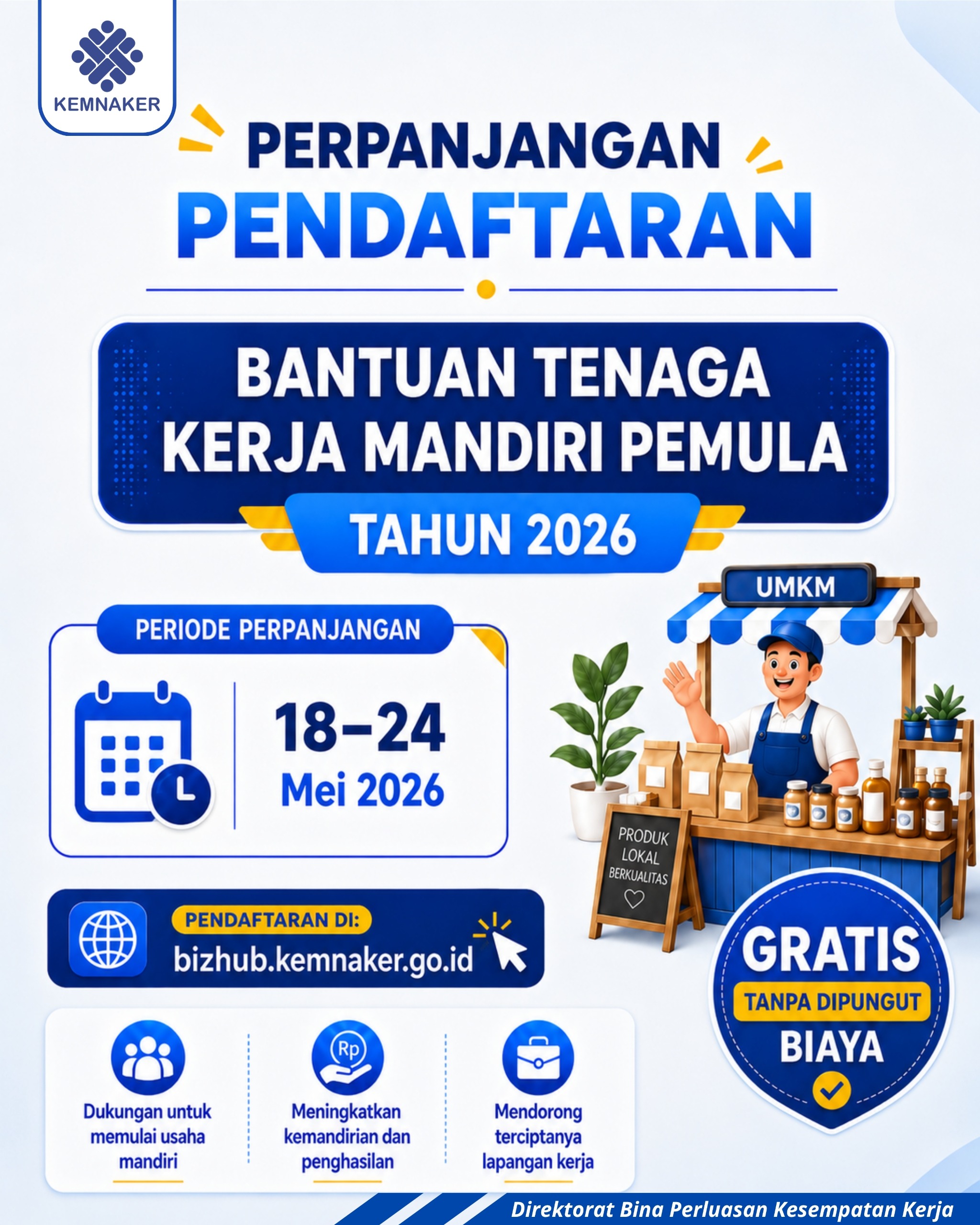 Perpanjangan Pendaftaran TKMP